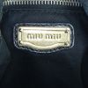 Bolso de mano Miu Miu Vitello en cuero negro - Detail D4 thumbnail