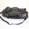 Miu Miu Vitello handbag in black leather - Detail D5 thumbnail
