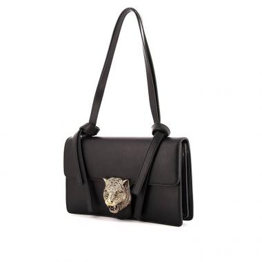 Bolso de mano Gucci en cuero negro
