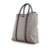 Shopping bag Gucci in tela monogram e pelle nera - 00pp thumbnail