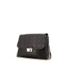 Dior Diorling shoulder bag in black leather cannage - 00pp thumbnail