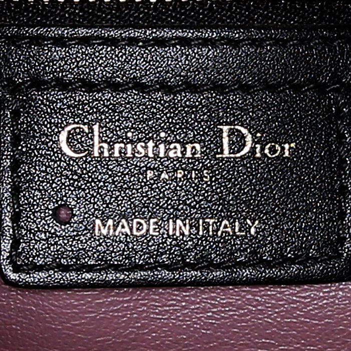 Dior Diorling shoulder bag in black leather cannage - Detail D4