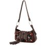 Saint Laurent Anita handbag in brown leather - 00pp thumbnail
