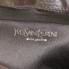 Bolso de mano Saint Laurent Anita en cuero marrón - Detail D3 thumbnail