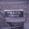 Mochila Prada Vintage en lona negra y cuero negro - Detail D3 thumbnail