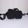 Prada Vintage backpack in black canvas and black leather - Detail D4 thumbnail