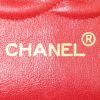Chanel Timeless handbag in red quilted jersey - Detail D4 thumbnail