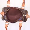 Louis Vuitton Speedy mini handbag in brown monogram canvas and natural leather - Detail D2 thumbnail