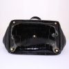 Saint Laurent Overseas handbag in black patent leather - Detail D4 thumbnail