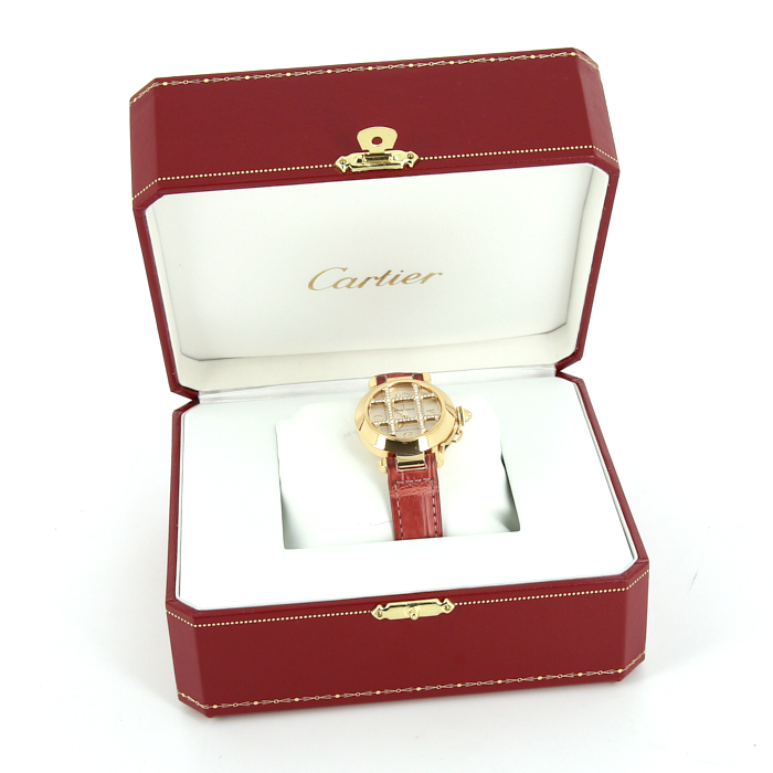 Reloj Cartier Pasha Grille de oro amarillo 18k Circa  2000