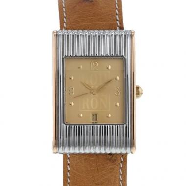 Orologio Boucheron Reflet-Xl in oro giallo 14k e acciaio Circa  2000