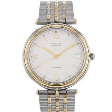 Montre Van Cleef & Arpels en or et acier Vers  1990