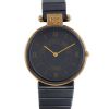 Reloj Van Cleef & Arpels de acero noir y oro chapado Ref :  50017 Circa  1990 - 00pp thumbnail