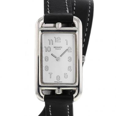 Hermès Cape Cod Nantucket watch in silver Circa  1990