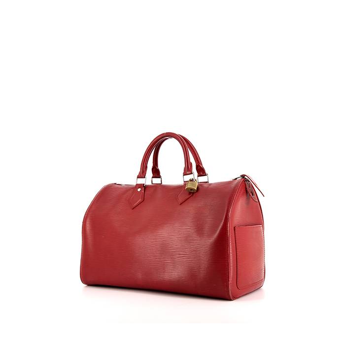 Borsa Louis Vuitton Marignan in monogram e pelle rossa