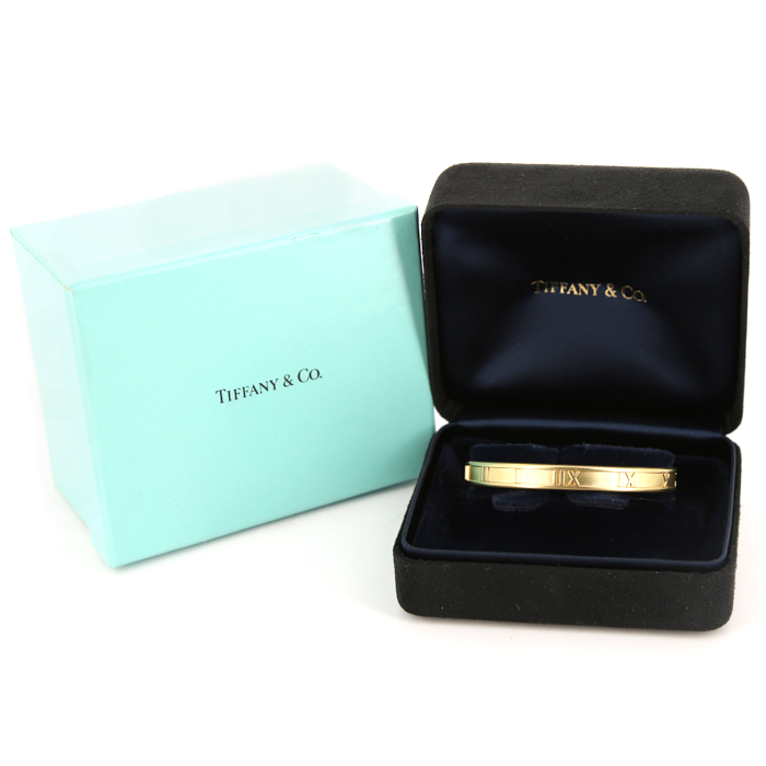 Bracelet ouvert Tiffany & Co Atlas en or jaune
