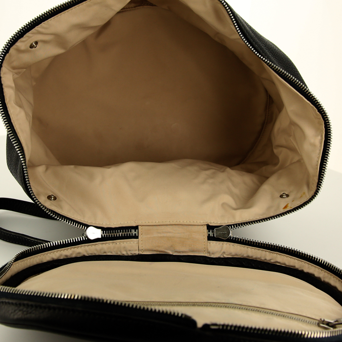 Vanity en cuir togo marine - Detail D3