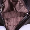Salvatore Ferragamo Sofia large model shoulder bag in dark brown grained leather - Detail D3 thumbnail