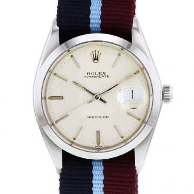 Reloj Rolex Oyster Date Precision de acero Ref :  6694 Circa  1968