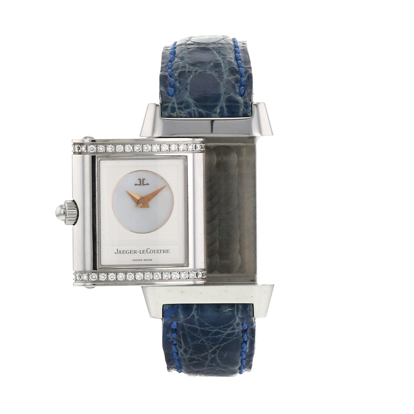 Orologio Jaeger-LeCoultre Reverso-Duetto in acciaio Ref :  266844 Circa  2000 - Detail D2