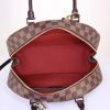 Louis Vuitton Nolita shoulder bag in ebene damier canvas and brown leather - Detail D3 thumbnail