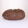 Bolso de mano Miu Miu en cuero acolchado marrón - Detail D5 thumbnail