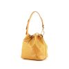 Louis Vuitton petit Noé handbag in yellow epi leather - 00pp thumbnail
