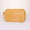 Louis Vuitton petit Noé handbag in yellow epi leather - Detail D4 thumbnail