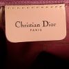 Bolso de mano Dior Lady Dior modelo mediano en lona cannage rosa pálido y plexiglás transparente - Detail D4 thumbnail