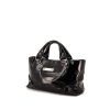 Celine Boogie handbag in black patent leather - 00pp thumbnail