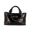 Celine Boogie handbag in black patent leather - 360 thumbnail