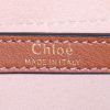 Chloé handbag in burgundy suede and brown leather - Detail D3 thumbnail