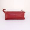Chanel Boy shoulder bag in red quilted leather - Detail D5 thumbnail