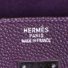 Borsa Hermes Birkin 35 cm in pelle togo viola Raisin - Detail D3 thumbnail