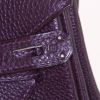 Borsa Hermes Birkin 35 cm in pelle togo viola Raisin - Detail D4 thumbnail