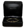 Bracciale semi-flessibile aperto Tiffany & Co Wire taglia M in oro giallo e diamanti - Detail D2 thumbnail