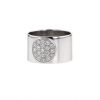 Dinh Van Anthea medium model sleeve ring in white gold and diamonds - 00pp thumbnail