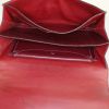 Hermès Fonsbelle handbag in burgundy box leather - Detail D2 thumbnail