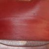 Hermès Fonsbelle handbag in burgundy box leather - Detail D4 thumbnail