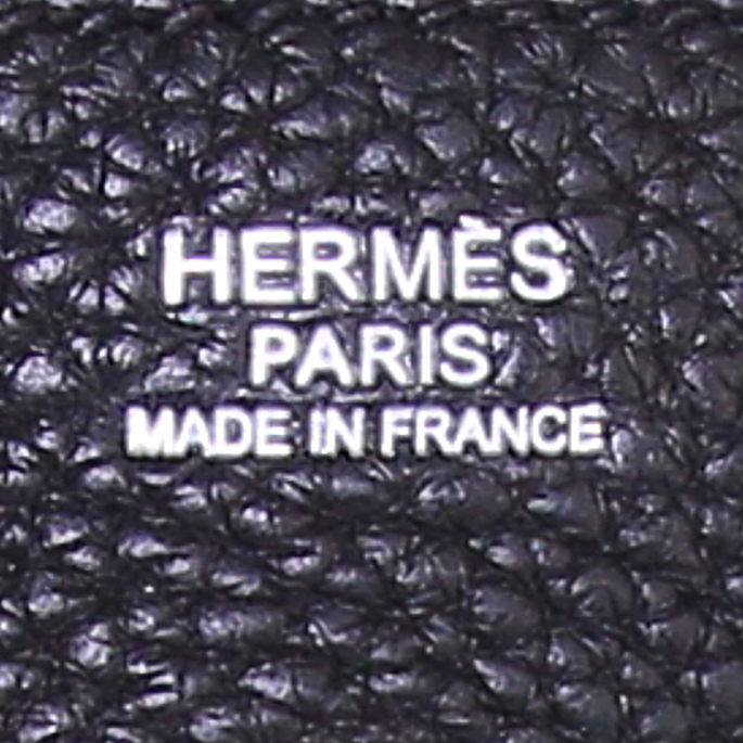 Hermes Lindy handbag in black togo leather - Detail D3