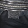 Gucci Britt handbag in black coated canvas and black patent leather - Detail D3 thumbnail