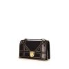 Borsa/pochette Dior Diorama in pelle verniciata nera decorazioni con borchie - 00pp thumbnail