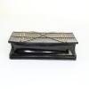 Borsa/pochette Dior Diorama in pelle verniciata nera decorazioni con borchie - Detail D5 thumbnail