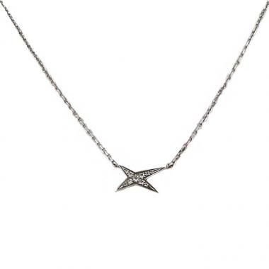 Collana Mauboussin Valentine For You in oro bianco e diamanti