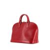 Bolso de mano Louis Vuitton Alma en cuero Epi rojo - 00pp thumbnail