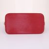 Borsa Louis Vuitton Alma in pelle Epi rossa - Detail D4 thumbnail