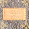 Sac bandoulière Louis Vuitton  Saumur moyen modèle  en toile monogram enduite marron et cuir naturel - Detail D4 thumbnail
