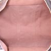 Borsa da viaggio Louis Vuitton Keepall 50 cm in tela monogram marrone e pelle naturale - Detail D2 thumbnail