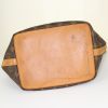 Louis Vuitton petit Noé shopping bag in monogram canvas and natural leather - Detail D4 thumbnail