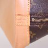 Bolso de mano Louis Vuitton Alma en lona Monogram marrón y cuero natural - Detail D3 thumbnail
